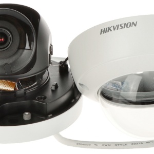 Camera supraveghere IP HikVision Dome 4MP DS-2CD2146G2-I(2.8mm)(C), AcuSense, DarkFighter, WDR 120dB, H.265+, protectie antivandal IK10, rezistenta apa IP67, clasificare om/vehicul, slot card SD, analiza video - Img 2