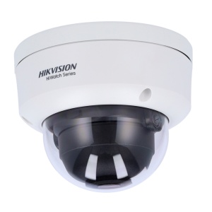Camera supraveghere IP HikVision dome 4MP HWI-D149HA(2.8mm), HiWatch ColorVu, imagini color 24/7, detectie om/vehicul MD 2.0, H.265+, lumina alba 30m, protectie IP67 si IK08 antivandal, microfon, alimentare PoE