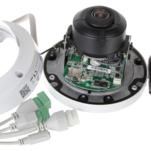 Camera supraveghere IP HikVision dome 8MP DS‑2CD2186G2‑IMS(2.8mm) HDMI output, true WDR 120dB, H.265+, structura metalica robusta, vandal proof IK10 - Img 3