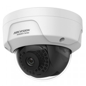 Camera supraveghere IP HikVision HiWatch Dome 4MP HWI-D140HC(2.8mm), compresie H.265+, WDR 120dB, EXIR IR 30m, protectie IP67 si IK10, alimentare PoE, carcasa metalica, 3D DNR, BLC, HLC, ONVIF