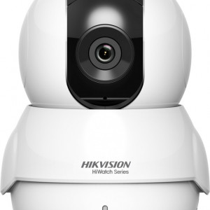 Camera supraveghere IP HikVision HiWatch PT 2MP HWC-P120-D/W(2.8mm), Wi-Fi, audio bidirectional, slot card microSD pana la 128GB, digital WDR, compresie H.264, rotire Pan & Tilt, alimentare 5V, vizualizare de la distanta prin app