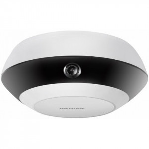 Camera supraveghere IP HikVision Panoramic 2MP DS-2PT3306IZ-DE3(2mm), 3 lentile fixe pentru vedere 360 grade, fara unghiuri moarte, IR 15m, compresie H.265+, alimentare PoE, slot card microSD, WDR, 3D DNR, ideal pentru interior - Img 2