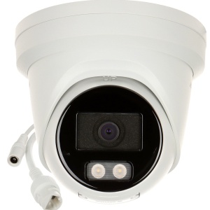 Camera Supraveghere IP HikVision turret 2MP DS-2CD2327G2-LU(2.8mm)(C), Full HD, Microfon incorporat, Tehnologie AcuSense (Deep Learning), WDR 120dB, Color 24/7, IP67 exterior, carcasa metalica - Img 5