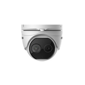 Camera supraveghere IP HikVision Turret 2MP DS-2TD1217-2/V1(2.1mm), tehnologie Thermal Bi-spectrum DeepinView, detectie incendiu, masurare temperatura, protectie IP67, alimentare PoE, slot card, audio