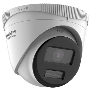 Camera supraveghere IP HikVision turret 2MP HWI-T229HA(2.8mm), HiWatch ColorVu, imagini color 24/7, detectie om/vehicul MD 2.0, H.265+, lumina alba 30m, WDR, protectie IP67, microfon integrat