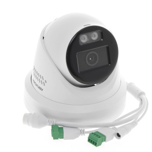 Camera supraveghere IP HikVision turret 4MP DS-2CD2347G2H-LISU/SL(4mm)(eF), Smart Hybrid Light, ColorVu, WDR 130dB, H.265+, audio bidirectional, flash stroboscopic si alarma sonora, IP67, slot card 512GB, Deep Learning - Img 4