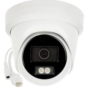 Camera supraveghere IP Hikvision turret 6MP DS‑2CD2363G2‑LI2U/SL(2.8mm), AcuSense detectie persoane/vehicule, Smart Hybrid Light cu moduri iluminare, audio bidirectional dual‑microfon, WDR 120 dB, H.265+, alarma strobe, microSD 512 GB - Img 3