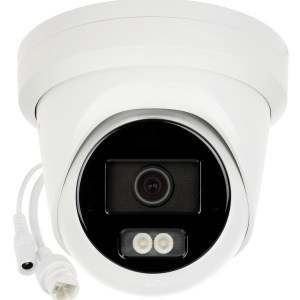 Camera supraveghere IP HikVision turret 6MP DS-2CD2363G2-LI2U(2.8mm), Smart Hybrid Light, AcuSense, WDR 120dB, H.265+, microfon dual incorporat pentru audio de inalta calitate, protectie IP67, analiza Deep Learning - Img 3