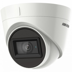 Camera supraveghere Turbo HD Turret 5 MP HikVision DS-2CE78H0T-IT3FS(2.8mm), microfon integrat, tehnologie Audio over Coaxial, Smart IR 40m, protectie IP67, Digital WDR, tehnologie 4 in 1 TVI/AHD/CVI/CVBS, senzor CMOS 5MP
