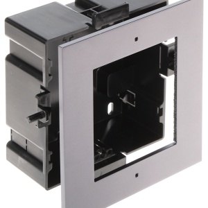 Carcasa interfon montaj ingropat HikVision DS-KD-ACF1/S, rama modulara pentru 1 modul, material otel inoxidabil de inalta calitate, include doza incastrabila, suruburi capac si accesorii necesare instalarii - Img 2
