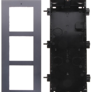 Carcasa interfon montaj ingropat HikVision DS-KD-ACF3/S, rama modulara pentru 3 module, material otel inoxidabil de inalta calitate, include doza incastrabila, suruburi capac si accesorii necesare instalarii - Img 7