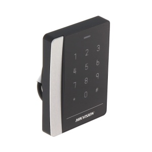 Cititor carduri si tastatura HikVision Pro EM DS-K1102AEK, frecventa 125KHz, protocoale RS-485 si Wiegand, functie tamper anti-sabotaj, acces prin cod PIN, beeper status, design modern, protectie IP64 - Img 5
