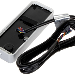 Cititor de carduri Hikvision Pro DS-K1107AM, frecventa 13.56MHz Mifare, procesor 32-bit, protocol RS-485, Wiegand W26/W34, OSDP, protectie antisabotaj, buzzer incorporat, functie Watchdog, upgrade online, design modern - Img 6