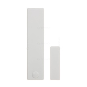 Contact magnetic wireless HikVision DS-PD1-MC-WWS(P) frecventa 868MHz, raza transmisie 800m, comunicare bidirectionala, criptare FSK, tamper dublu antisabotaj, indicator LED, baterie CR123A inclusa, autonomie 2 ani