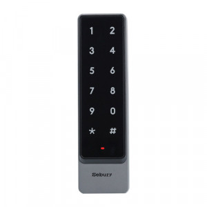 Controler stand-alone Sebury cu tastatura touch si cititor card EM 125kHz + Mifare SEB-sTouch2s13.56MHz, carcasa antivandal