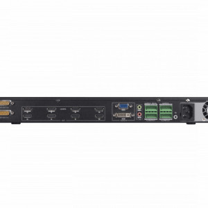 Decodor Video 4K HikVision DS-6908UDI(B), 8 iesiri HDMI, 4 iesiri BNC, decodare pana la 24MP, capacitate 64 canale 1080p, interfata optica SFP, intrări VGA/DVI, audio bidirectional, montaj Rack 1U - Img 2