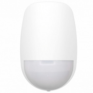Detector de miscare wireless Dual-Tech HikVision DS-PDD12P-EG2-WE, PIR si Microunde 24G, raza detectie 12m, imunitate animale 30kg, protectie Creep-Zone, 868MHz, configurabil din aplicatie, baterie inclusa, AX PRO