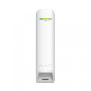 Detector miscare interior tip cortina wireless Ajax MotionProtect Curtain Jeweller, raza 6-15m, unghi ingust 6 grade, IP54, imunitate animale, anti-sabotaj, distanta 1700m, autonomie 5 ani, alb - Img 2