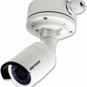 Doza jonctiune camera supraveghere Hikvision DS-1280ZJ-DM18, material aliaj de aluminiu, montaj pe perete sau tavan, management cabluri, rezistenta la intemperii, design compact, accesorii fixare - Img 7
