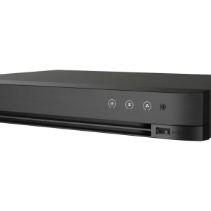DVR AcuSense HikVision iDS-7204HTHI-M1/S(C)/4A+4/1ALM 4 canale 4K, compresie H.265 Pro+, clasificare om/vehicul deep learning, rezolutie 8MP @ 15fps, suporta 5 semnale hibrid, conectare pana la 8 camere IP, 1 HDD