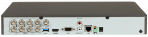 DVR HikVision 1U 8 canale iDS-7208HUHI-M1/E(C), Tehnologie AcuSense Deep Learning, Rezolutie 5MP/8MP, Compresie H.265 Pro+, Suporta 1 HDD SATA, Intrare video 5-in-1, Motion Detection 2.0, Pana la 16 canale IP - Img 2