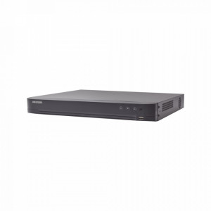 DVR HikVision iDS-7204HQHI-M1/FA, 4 Canale, AcuSense, recunoastere faciala, comparare poze fata, cautare inteligenta, compresie H.265 Pro+, suporta 5 tehnologii (TVI/AHD/CVI/CVBS/IP), rezolutie 3K/5MP Lite, 1 slot HDD
