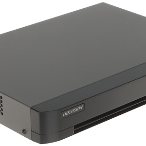 DVR HikVision iDS-7204HQHI-M1/XT, AcuSense 4 canale, rezolutie 3K/5MP Lite, compresie H.265 Pro+, protectie perimetru, recunoastere faciala, 1 slot HDD, suporta 6 camere IP (6MP), AcuSearch, audio prin coaxial - Img 2