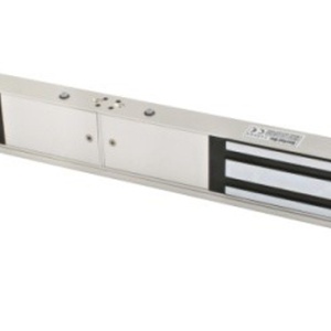 Electromagnet magnetic lock HikVision DS‑K4H250D, sustine forte statice liniar de 2×272 kg, alimentare 12/24 VDC, MOV intern, indicator LED status usa, materiale rezistente la abraziune, compatibil cu sisteme control acces