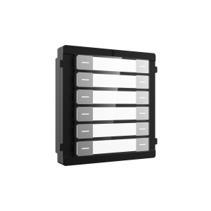 Modul afisare nume HikVision Pro Series DS-KD-KK12, extensie post exterior modular, 12 butoane de apelare cu etichete, iluminare de fundal (backlight), protectie intemperii IP65, instalare usoara si design modern - Img 3