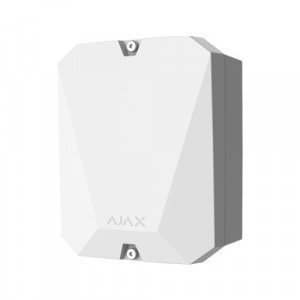 Modul integrare dispozitive cablate Ajax MultiTransmitter Jeweller, 18 din zone NC/NO/EOL, comunicare wireless 2000m, criptare AES, compatibil cu senzori de incendiu, gaz si efractie - Img 3