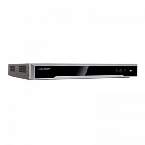NVR 4G HikVision DS-7616NI-K2/16P/4G, 16 canale IP, 16 porturi PoE Plug and Play, 160Mbps incoming, compresie H.265+, rezolutie pana la 8MP, 4G wireless network, monitorizare date, 2 interfete SATA, HDMI/VGA 4K