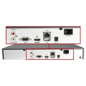 NVR HikVision HiWatch 4 canale HWN-4104MH(D), rezolutie 4K/8MP, compresie H.265+, latime banda 40Mbps, 1 slot HDD, iesire video HDMI/VGA, redare simultana, compatibil ONVIF, acces de la distanta prin internet - Img 2