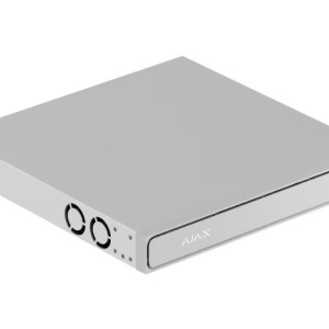 NVR IP 8 canale PoE Ajax NVR H2D8PAC (16-ch) (White) rezolutie 12MP, 8 porturi PoE IEEE 802.3af/at, buget 160W, format H.265/JetSparrow, 2 sloturi HDD SATA III max 16TB, ONVIF, HDMI 4K, Smart Event Filters