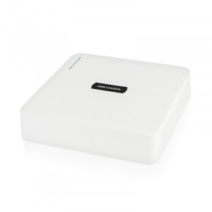NVR IP HikVision HiWatch HWN-2104H, 4 canale, format Mini 1U, compresie video H.265+/H.265/H.264+, latime banda 40Mbps incoming/60Mbps outgoing, decodare 4-ch @ 1080p, iesire simultana HDMI si VGA, ONVIF
