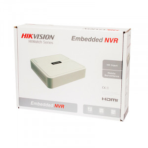 NVR IP HikVision HiWatch HWN-2108H-8P, 8 canale, 8 porturi PoE integrate, format Mini 1U, compresie video H.265+, latime banda 60 Mbps, decodare 4-ch @ 1080p, iesire simultana HDMI si VGA, ONVIF - Img 7