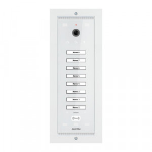 Panou exterior Electra video Urban pentru 8 Familii montaj ingropat VPM.08F03.ELWU4