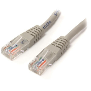 Patch cord UTPcat.6-3mgri, lungime 3m, culoare gri, conductor 8 fire cupru, izolatie polietilena de inalta densitate, manta PVC, optim pentru conexiuni de retea stabile si transfer de date Gigabit - Img 2