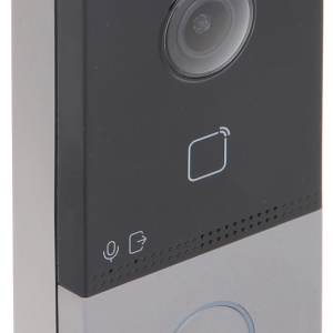 Post exterior videointerfon IP 2 MP HikVision DS-KV6113-WPE1(C), Wi-Fi, PoE, cititor card Mifare, protectie IP65, un singur buton de apel, microfon si difuzor, camera HD cu infrarosu, configurare web, carcasa plastic - Img 3