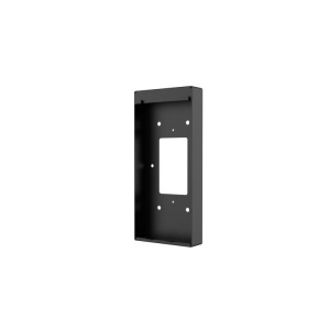 Protectie videointerfon Hikvision DS‑KAB502‑S2, cutie montaj tip back box pentru serie DS‑K1T502, instalare pe suprafata, compatibil cu controler/acces reader, constructie robusta si prindere sigura pentru dispozitive de acces