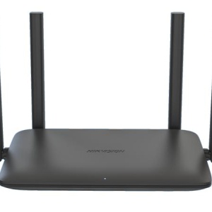 Router Wi‑Fi HikVision DS‑3WR15X, Wi‑Fi 6 1500 Mbps dual‑band cu porturi wired + wireless Gigabit, Dual Band in One si 5G First pentru prioritate conexiune, roaming optimizat si management prin aplicatie, ideal pentru retele rapide si stabile