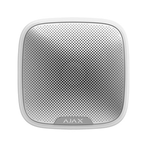 Sirena stradala wireless AJAX StreetSiren (White), pentru sistem alarma, 113 dB, iluminare flash puternic, anti-sabordaj, baterie de lunga durata, compatibila cu hub Ajax, montaj exterior - Img 2