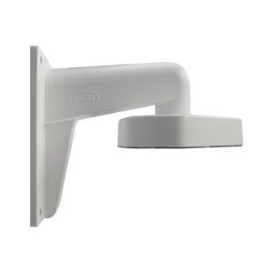 Suport de perete HikVision DS-1273ZJ-DM25 pentru camere supraveghere tip dome, material aliaj de aluminiu cu tratament de suprafata prin pulverizare, design cu capac pentru cablare facila, montaj robust de exterior - Img 4