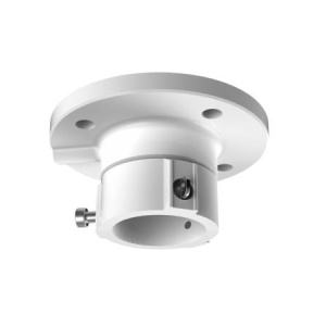 Suport montaj incastrat in tavan HikVision DS-1663ZJ pentru camere Speed Dome PTZ, material aliaj de aluminiu, culoare Hikvision White, design discret tip in-ceiling, rezistenta structurala ridicata, instalare interior
