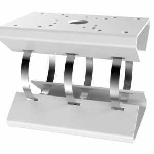 Suport montaj pe stalp HikVision DS-PRB-2200, compatibil cu sistemele PTZ-Radar linkage, prindere orizontala hooping, constructie robusta, accesorii trafic/securitate perimetrala