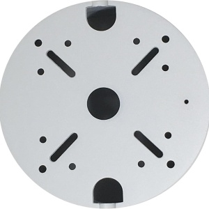 Suport tavan inclinat camera Hikvision DS-1240ZJ, inclinare la 15 grade, fabricat din aliaj de aluminiu, culoare alb (Hikvision White), montaj interior si exterior, rezistent la coroziune - Img 5
