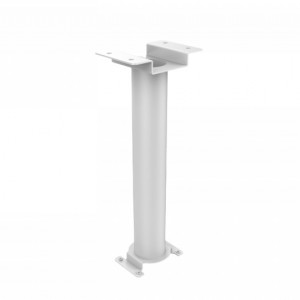 Suport tip coloana suspendata pentru camere supraveghere HikVision DS-1691ZJ-M, material otel, culoare alb, montaj pe tavan, design robust, rezistent la intemperii, lungime coloana 200 mm