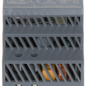 Sursa alimentare 24V 60W HikVision DS-KAW60-2N, montaj pe sina DIN, speciala pentru distribuitoare IP pe 2 fire, putere 60W, iesire 24VDC, design industrial, protectie scurtcircuit, ideal pentru sisteme videointerfonie - Img 2