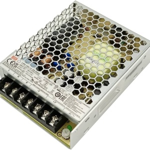 Sursa de alimentare Mean Well LRS-100-12, iesire 12V 8.5A, putere 100W, design ultra-subtire 30mm, functionare in conditii extreme de temperatura -40...+85 grade C, ideala pentru automatizari si sisteme LED profesionale
