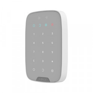 Tastatura wireless AJAX KeyPad Plus (White), pentru control sistem alarma, iluminare butoane, cod PIN, confirmare sonora, anti‑sabordaj, compatibila cu hub Ajax, blocare automata si instalare usoara - Img 2