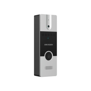 Videointerfon analogic Hikvision DS-KB2411T-IM, 4 fire, camera Pinhole 2MP, iluminare IR auto-adaptiva, instalare Plug & Play, suporta 2 posturi in sistem, buton apel o singura atingere, carcasa metalica - Img 3